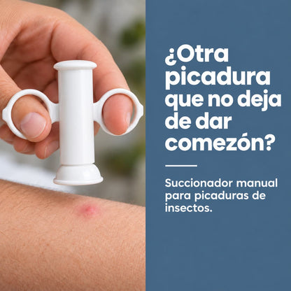 Succionador manual para picaduras de insectos
